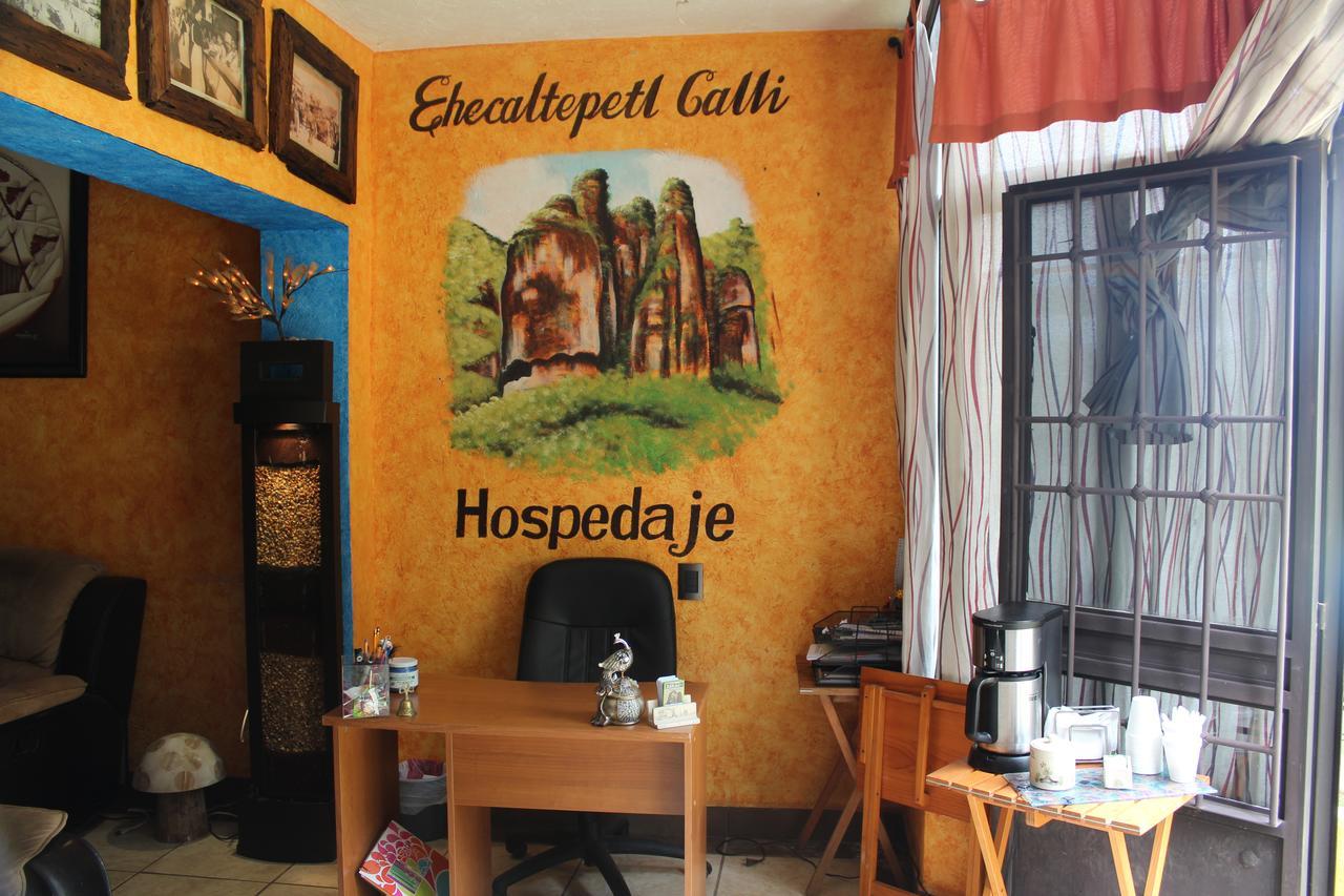 Posada Ehecaltepetl Calli Tepoztlán Exteriör bild